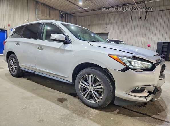 5N1AL0MM3GC518584 2016 INFINITI QX60 Серебряный Передняя правая четверть