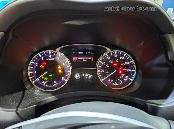 5N1AL0MM3GC518584 2016 INFINITI QX60 Серебряный Вид щитка приборов