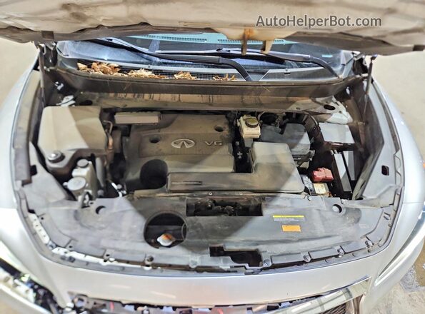 5N1AL0MM3GC518584 2016 INFINITI QX60 Серебряный Вид подкапотного пространства