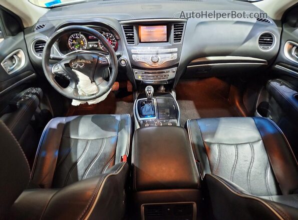 5N1AL0MM3GC518584 2016 INFINITI QX60 Серебряный Вид панели приборов