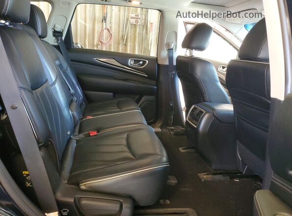5N1AL0MM3GC522358 2016 INFINITI QX60 Blue Rear interior view