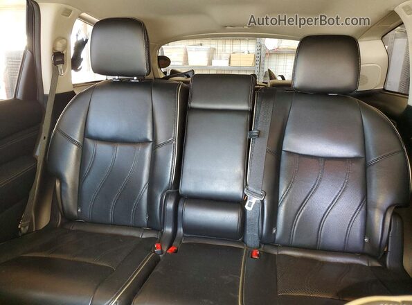 5N1AL0MM3GC522358 2016 INFINITI QX60 Blue Rear seats view