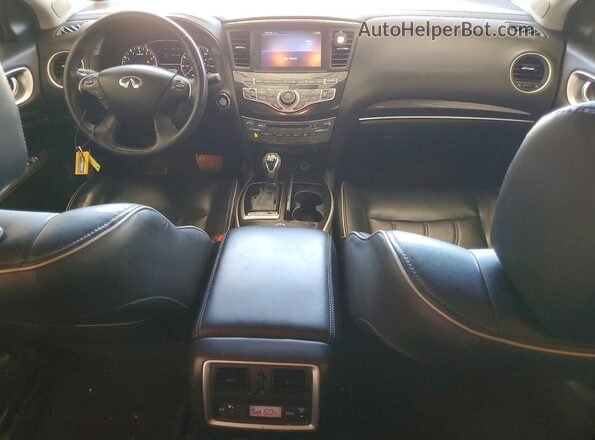 5N1AL0MM3GC522358 2016 INFINITI QX60 Blue Dashboard view