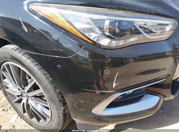 5N1AL0MM4GC522434 2016 INFINITI QX60 Black Դիմացի տեսք