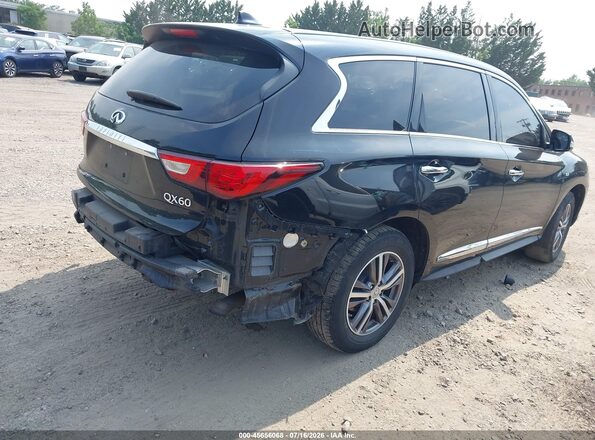 5N1AL0MM4GC525477 2016 INFINITI QX60 Black Задня права чверть
