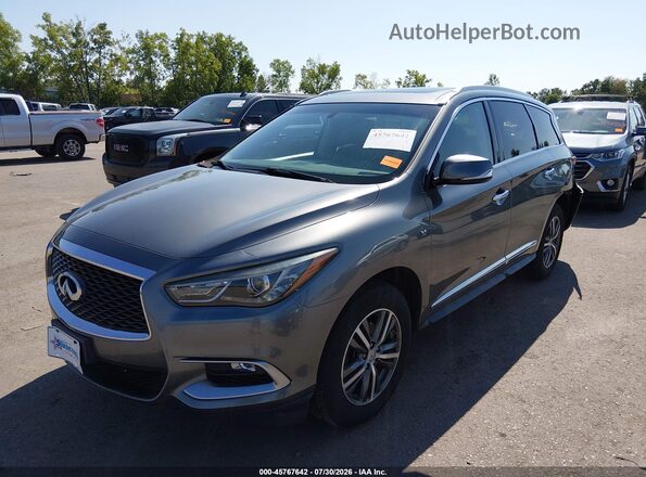 5N1AL0MM6GC512049 2016 INFINITI QX60 Gray Առջևի ձախ երեք քառորդ տեսարան