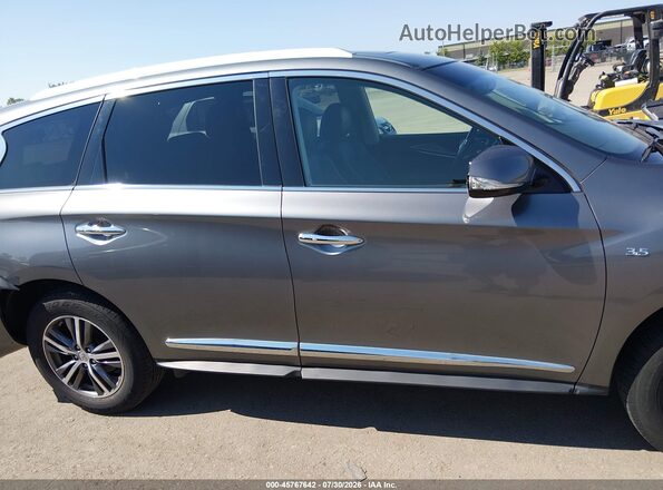 5N1AL0MM6GC512049 2016 INFINITI QX60 Gray Սալոնի հետևի տեսք