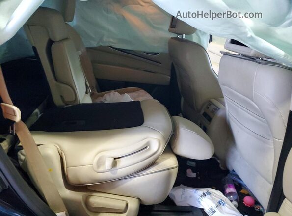 5N1AL0MM6GC528672 2016 INFINITI QX60 Blue Widok wnętrza z tyłu