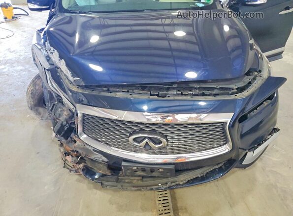 5N1AL0MM6GC528672 2016 INFINITI QX60 Blue Widok komory silnika