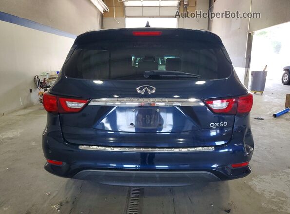 5N1AL0MM6GC528672 2016 INFINITI QX60 Blue Widok z tyłu