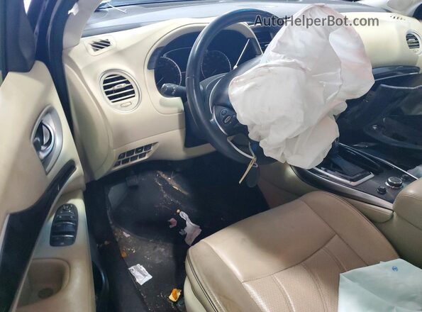 5N1AL0MM6GC528672 2016 INFINITI QX60 Blue Widok deski rozdzielczej