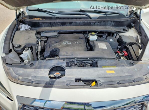 5N1AL0MM7GC501352 2016 INFINITI QX60 White Engine compartment view