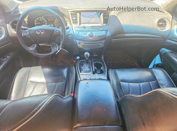 5N1AL0MM7GC526753 2016 INFINITI QX60 Gray Dashboard view