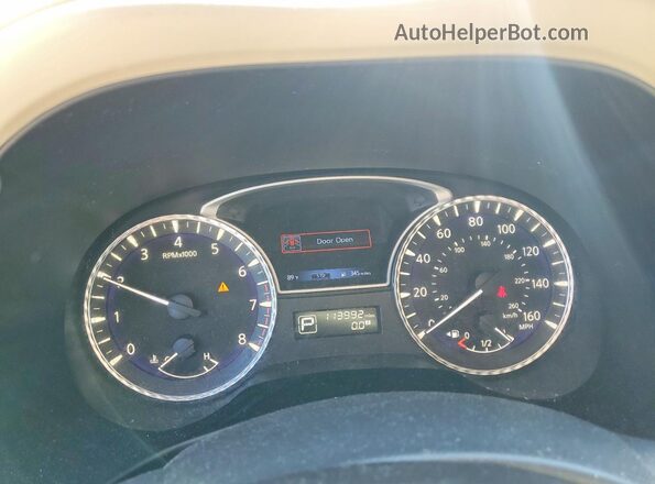 5N1AL0MM8GC511517 2016 INFINITI QX60 Blue Widok zestawu wskaźników