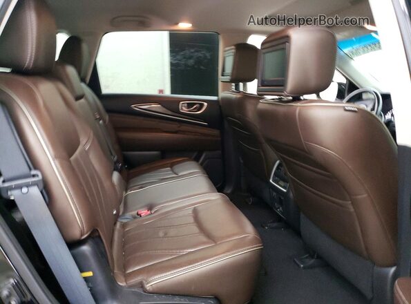 5N1AL0MM8GC520055 2016 INFINITI QX60 Black Rear interior view