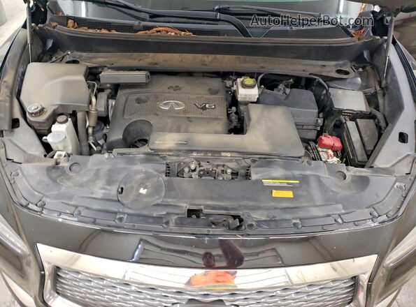 5N1AL0MM8GC520055 2016 INFINITI QX60 Black Engine compartment view