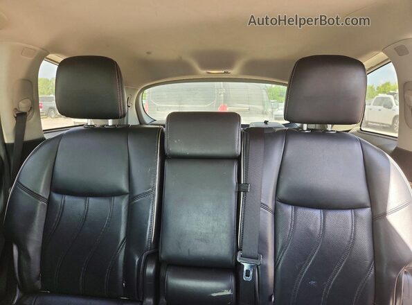5N1AL0MM8GC520492 2016 INFINITI QX60 Silver უკანა სავარძლების ხედი