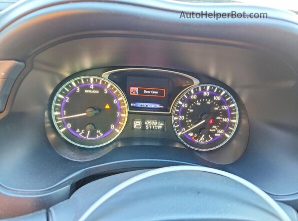 5N1AL0MM9GC502051 2016 INFINITI QX60 White Սարքավորումների վահանակի տեսք