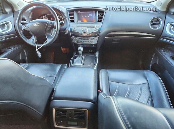 5N1AL0MM9GC502051 2016 INFINITI QX60 White Առջևի վահանակի տեսք