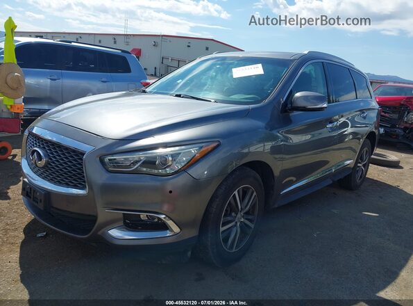 5N1AL0MM9GC506651 2016 INFINITI QX60 Gray Передня ліва чверть