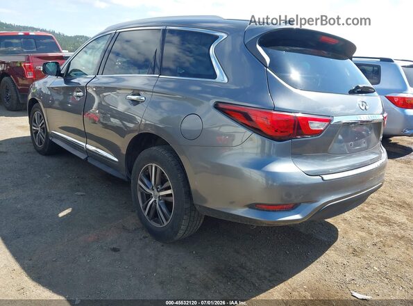 5N1AL0MM9GC506651 2016 INFINITI QX60 Gray Задня ліва чверть