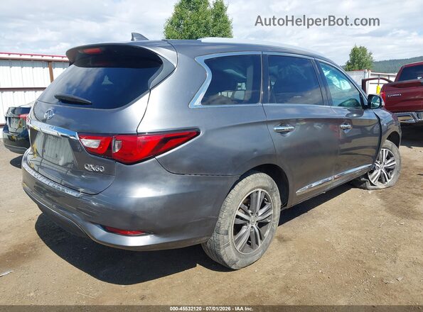 5N1AL0MM9GC506651 2016 INFINITI QX60 Gray Задня права чверть