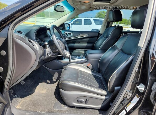 5N1AL0MMXGC505413 2016 INFINITI QX60 Black წინა სალონის ხედი