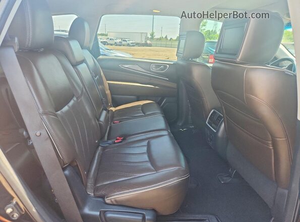 5N1AL0MN1GC521749 2016 INFINITI QX60 Black Rear interior view