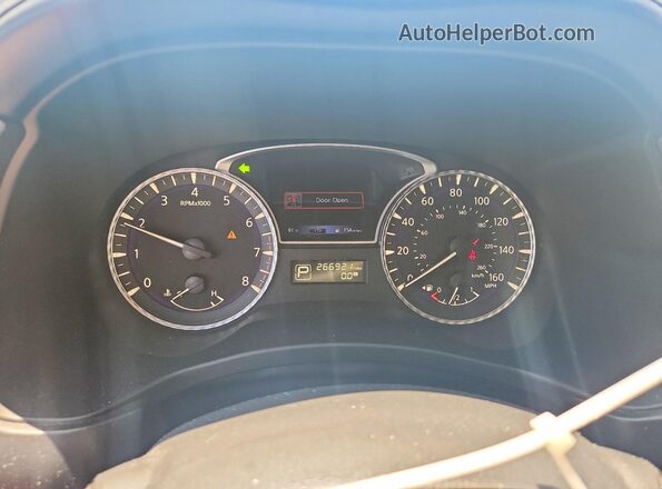 5N1AL0MN1GC521749 2016 INFINITI QX60 Black Instrument cluster view