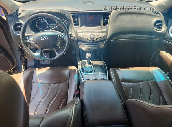 5N1AL0MN1GC521749 2016 INFINITI QX60 Black Dashboard view