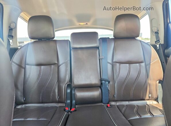 5N1AL0MN1GC521749 2016 INFINITI QX60 Black Rear seats view