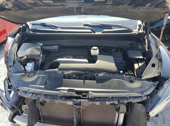 5N1AL0MN2GC514065 2016 INFINITI QX60 Black Vista del compartimento del motor