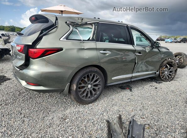5N1AL0MN3GC522112 2016 INFINITI QX60 Green Задня права чверть