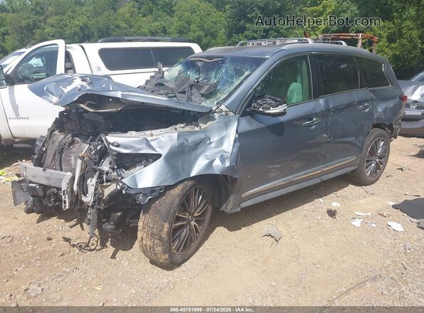 5N1AL0MN5GC507191 2016 INFINITI QX60 Light Blue Front left