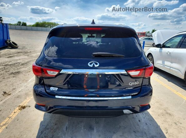 5N1AL0MN5GC524878 2016 INFINITI QX60 Синий Вид сзади