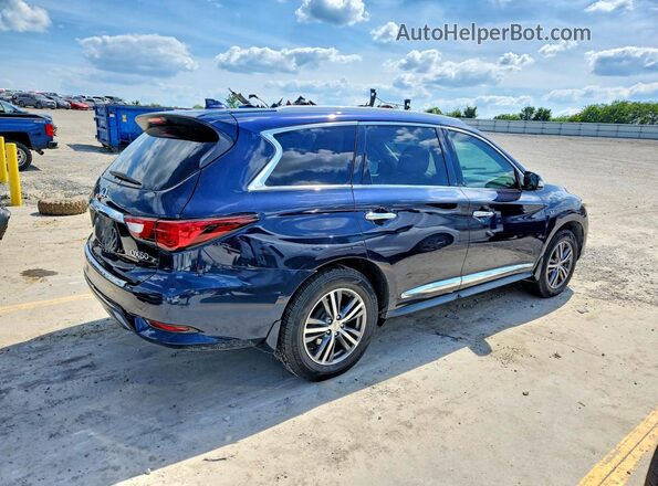 5N1AL0MN5GC524878 2016 INFINITI QX60 Синий Задняя правая четверть
