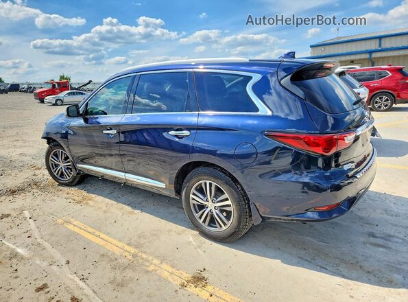 5N1AL0MN5GC524878 2016 INFINITI QX60 Синий Задняя левая четверть