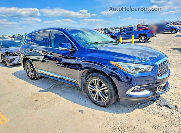 5N1AL0MN5GC524878 2016 INFINITI QX60 Синий Передняя правая четверть