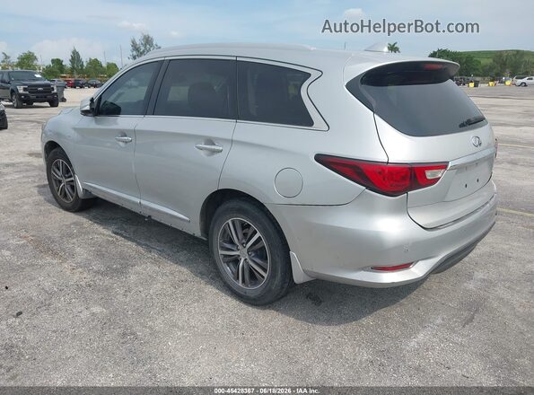 5N1AL0MN6GC525828 2016 INFINITI QX60 Silver Հետևի ձախ