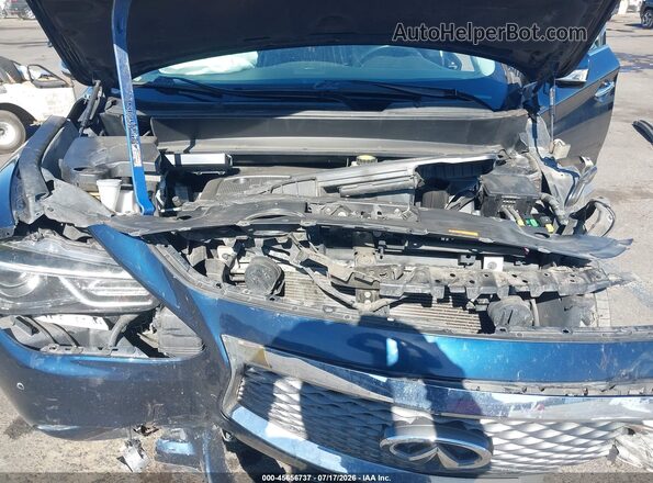 5N1AL0MN7GC510044 2016 INFINITI QX60 Blue Rear view