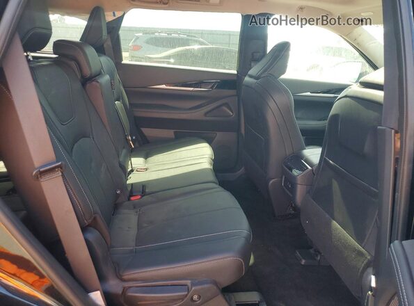 5N1AL1ES0SC331122 2025 INFINITI QX60 Black Սալոնի հետևի տեսք
