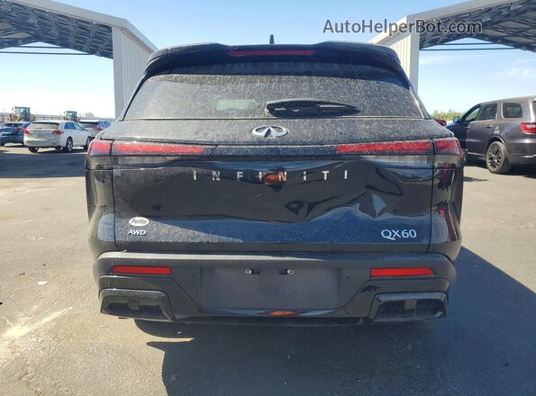 5N1AL1ES0SC331122 2025 INFINITI QX60 Black Հետևի տեսք
