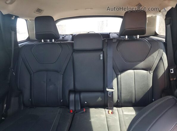 5N1AL1ES0SC331122 2025 INFINITI QX60 Black Հետևի նստատեղերի տեսք