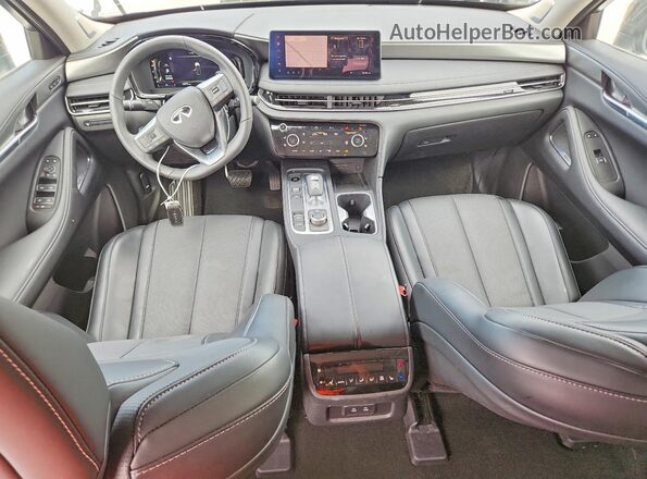 5N1AL1FR2TC336402 2026 INFINITI QX60 Gray Առջևի վահանակի տեսք