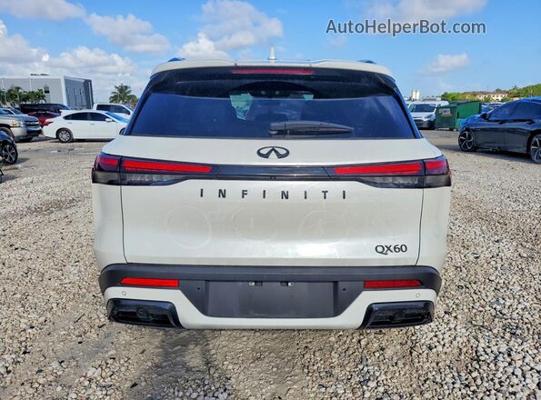 5N1AL1FR7SC354666 2025 INFINITI QX60 White უკანა ხედი