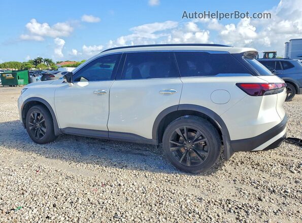 5N1AL1FR7SC354666 2025 INFINITI QX60 White უკანა მარცხენა