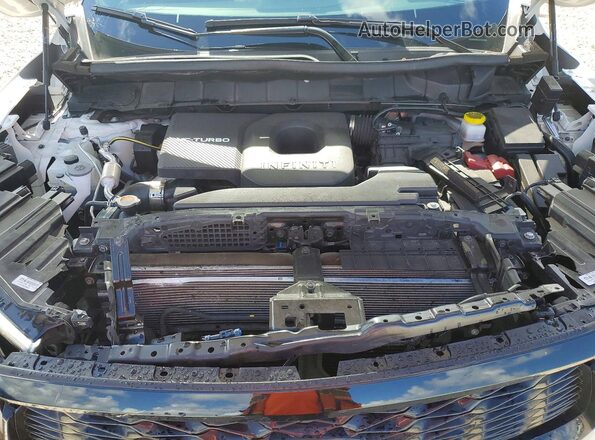 5N1AL1FR7SC354666 2025 INFINITI QX60 White ძრავის განყოფილების ხედი