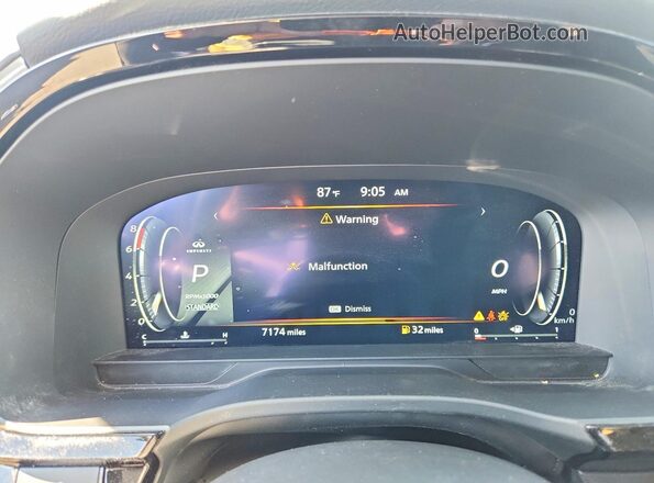 5N1AL1FRXSC345072 2025 INFINITI QX60 Серый Вид щитка приборов