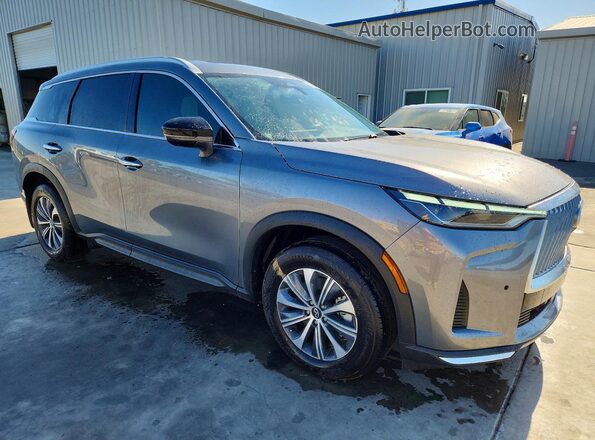 5N1AL1FRXSC345072 2025 INFINITI QX60 Серый Передняя правая четверть