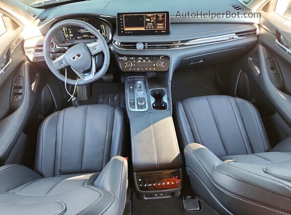 5N1AL1FS0TC350074 2026 INFINITI QX60 Black Widok deski rozdzielczej